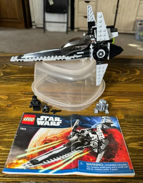 LEGO 7915 Star Wars Imperial V-wing Starfighter Complete w/ Minifigs..........CA