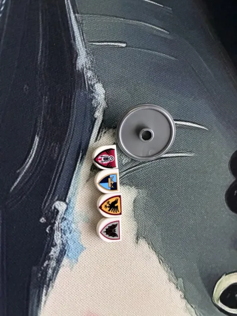Lego Custom Shield With Different Faction Tiles