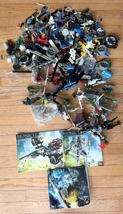LEGO BIONICLE Bulk Lot 4lbs. 5oz.  Totally Random Parts & Pieces