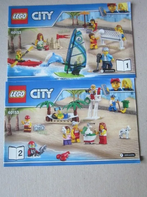 Lego Building Instructions Instruction City 60153 Part 1 and 2 Part 1 and 2