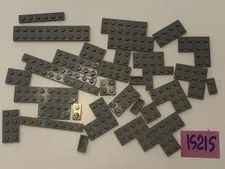 Lego Parts Lot Dark Grey Plates