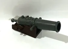 Lego Gray Cannon 518 Pirate Brown Launcher Base Free Ship
