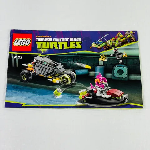 Lego 79102 Turtle Shellraiser Instruction Manual Booklet Only