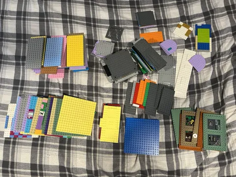 Lego Baseplate Lot Of 5.4 lbs Variety Colour