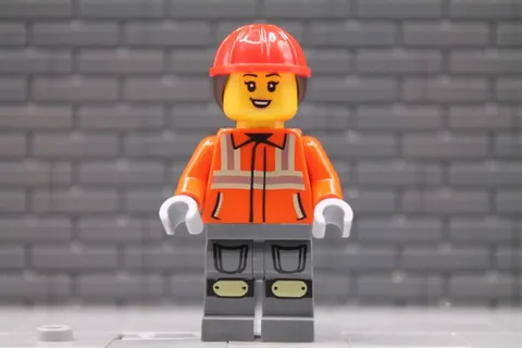 LEGO City Minifig cty1972 - Construction Worker - Female