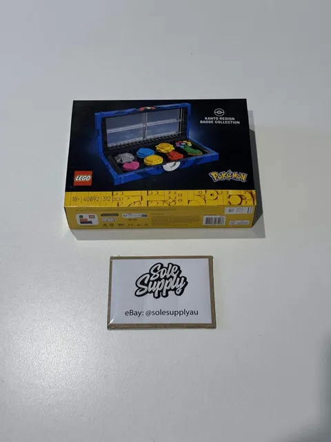 LEGO 40892 Pokemon Kanto Region Badge Collection - BRAND NEW SEALED ✅