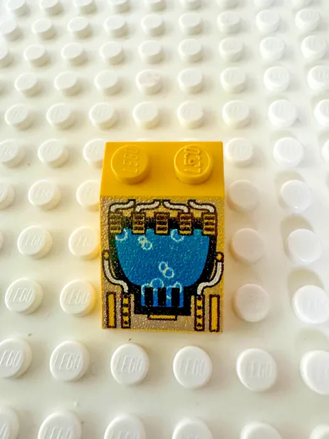 LEGO Slope 33 3 x 2 with Divers Bubbles Pattern 3298pb001