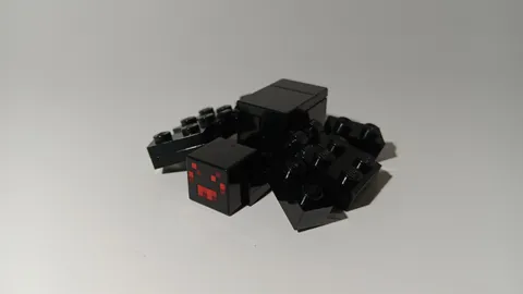 LEGO Minecraft Spider Figure Used