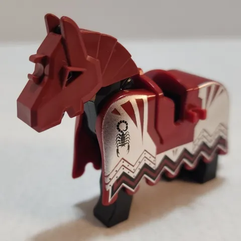 Lego Vladek's Horse Black Minifigure Shadow Knight Scorpion Barding & Helmet