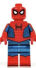 Phoenix LEGO Spider-Man/Peter Parker Minifigure w/ 2 Heads and Phone