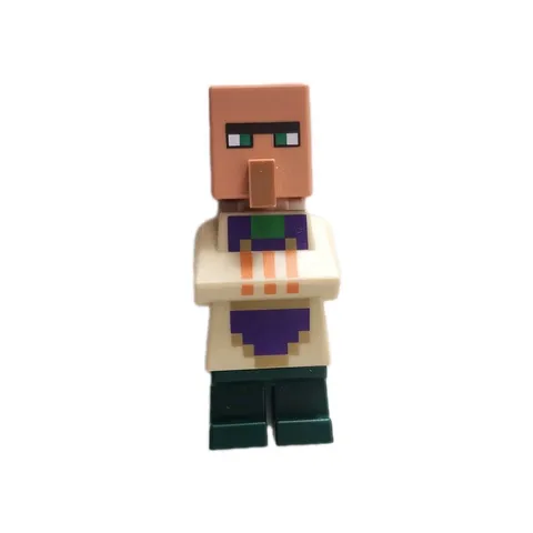 LEGO Minecraft Villager Cleric Desert Biome Outfit Minifigure - min076 21160