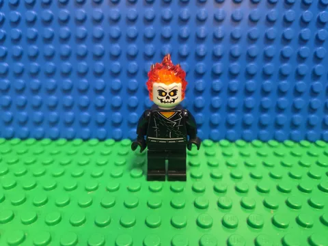 LEGO Ghost Rider Minifigure Johnny Blaze Marvel Super Hero 76245 sh0861 CMF Lot 