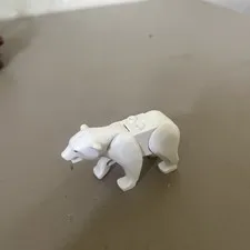 LEGO® Minifigure White Polar Bear Animal Zoo
