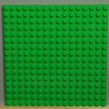 LEGO  91405 Plate 16 x 16 Bright Green Qty 1 5x5 inches Genuine