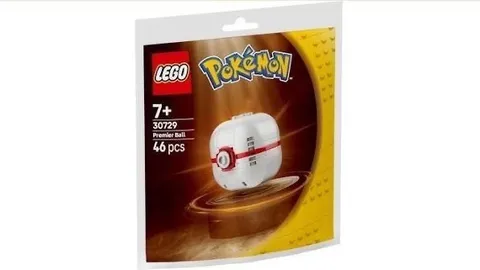 LEGO® Pokémon™ PREMIER BALL 46 Piece Building Set 30729