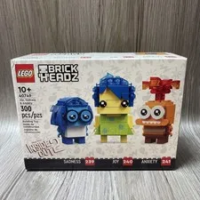 Sealed LEGO BrickHeadz Joy Sadness Anxiety 40749 Complete Set 300 Pieces 10+