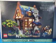 LEGO Ideas Medieval Blacksmith 21325 Complete Set 2164 Pieces NIB Sealed Retired