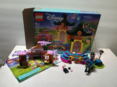 LEGO DISNEY 43182 Mulan's Training Grounds Mulan Friends Used Complete Retired