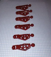 6 Lego 45749 Dark Red Bionicle Lower Leg Section Rahkshi type Genuine Lego 6 pcs
