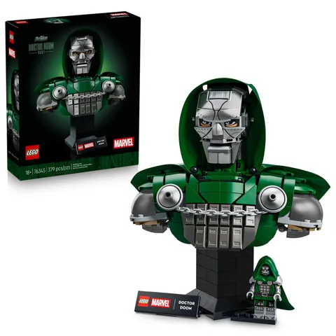 LEGO Marvel Doctor Doom Bust - Building Set for Adults, Ages 18+ , 76345, WLM