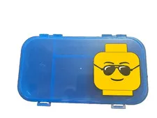 LEGO blue Minifigure Storage Case (Used, Lego Case)