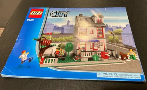 LEGO INSTRUCTIONS 8403 City House Town Manual Booklet Book Lot 02 No Bricks