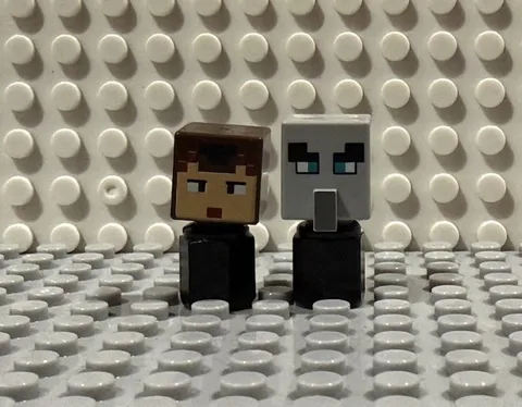 Minecraft LEGO Head Tire Stem Valve Cap
