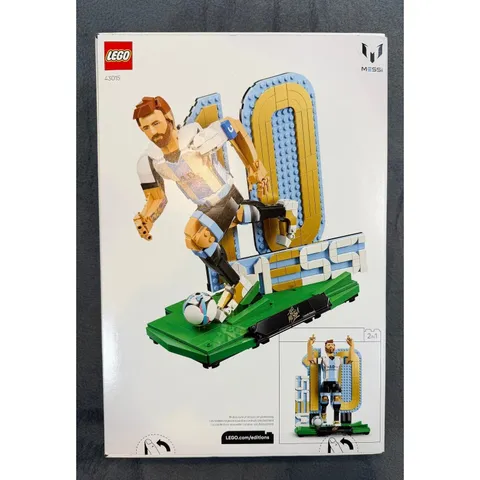 LEGO Lionel Messi Soccer Legend 43015 Building Set 958 Pcs 2-in-1 Football Icon