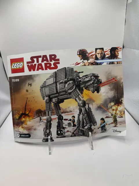 LEGO Star Wars First Order Heavy Assault Walker Manual JUST INSTRUCTION BOOK  VG