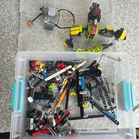 LEGO Exo-Force Technic Mixed Parts Lot Mech Motor Gears Vintage 2000s Incomplete