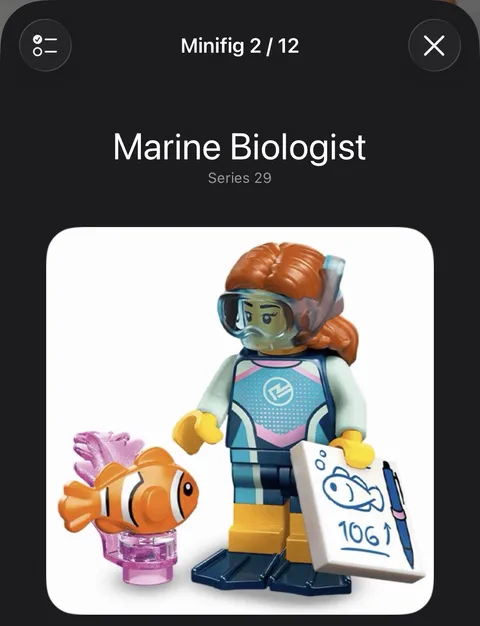 LEGO Series 29 Collectible Minifigures 71052 - Marine Biologist
