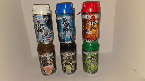 LEGO BIONICLE Toa Nuva Complete Collection 8566-8572 w/ Canisters Manuals