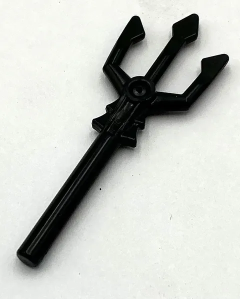 Lego New Black Minifigure Weapon Trident Part