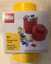 Lego Storage Brick 1 Knob Yellow Ages 4 And Up No Bricks Included 