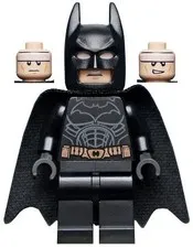 LEGO® Minifigure Super Heroes sh0781 Batman Black Suit w/Copper Belt Spongy Cape