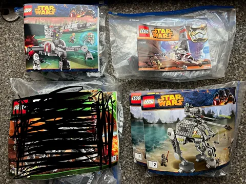 LEGO Star Wars 75043 AT-AP Complete Set w/ Instructions 506 pcs 2014 6-12