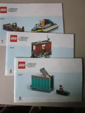 Lego Building Instructions Instruction 60417 City Parts 1 to 3. Part 1 thru 3