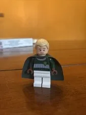 Lego Draco Malfoy - Dark Green and White Quidditch Uniform Minifigure