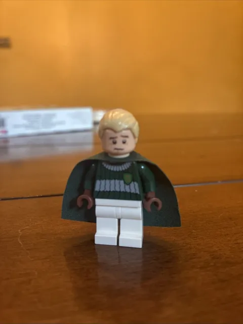 Lego Draco Malfoy - Dark Green and White Quidditch Uniform Minifigure