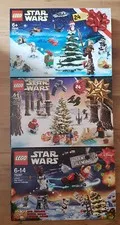 NEW - 3 LEGO STAR WARS ADVENT CALENDAR CALENDARS 75245 - 75340 - 75097 - CALENDAR