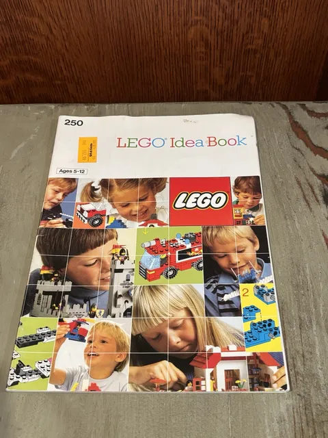 LEGO 1987 - LEGO Idea Book 250 - Full Sticker Sheet Included