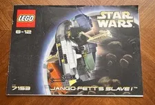 LEGO Star Wars 7153 Jango Fett’s Slave I Instruction Manual Clean
