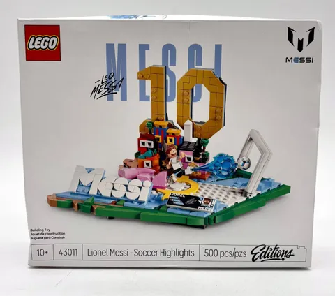 LEGO 43011 Lionel Messi Soccer Highlights 500 Pieces Building Set Brand New