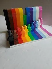 LEGO Icons: Everyone Is Awesome (40516) - As-Is - Missing 2 Figures + Green Arch