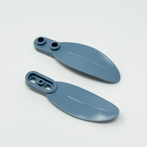 3565 LEGO Parts Plant Plate 1x2 Round w/ Leaf SAND BLUE (2)