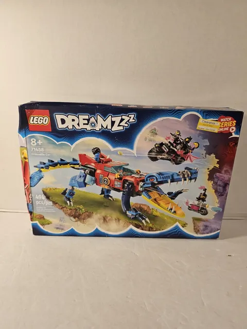 LEGO 71458 DREAMZzz Crocodile Car NEW RETIRED DAMAGED BOX FS