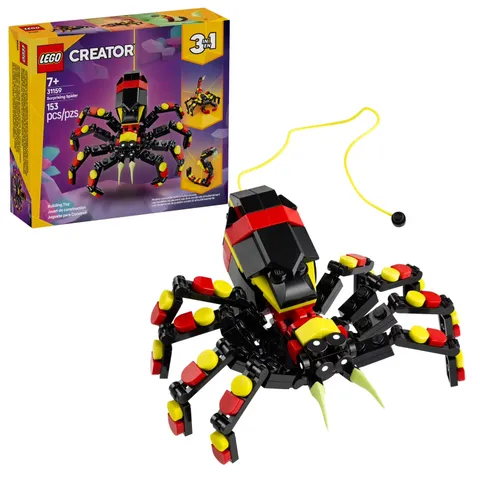 LEGO Creator 3 in 1 Wild Animals Surprising Spider Toy - Building Toy with 3 Bui