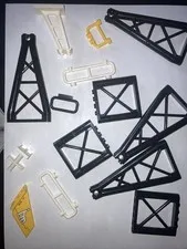 Lego Scaffolding Pieces; 14 Piece Lot