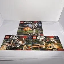 LEGO Star Wars 2005 Instruction Manuals - 7655 7654 7657 VGC Lot of 3