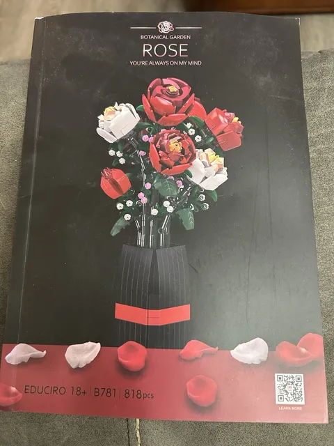 B781 LEGO INSTRUCTION BOOK ONLY manual for Botanical Rose Flowers